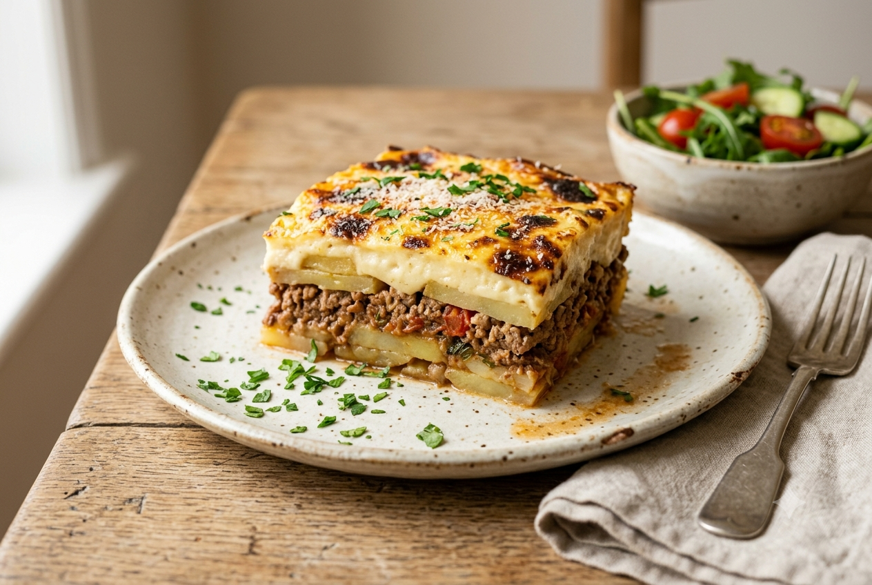 Lamb and Potato Moussaka