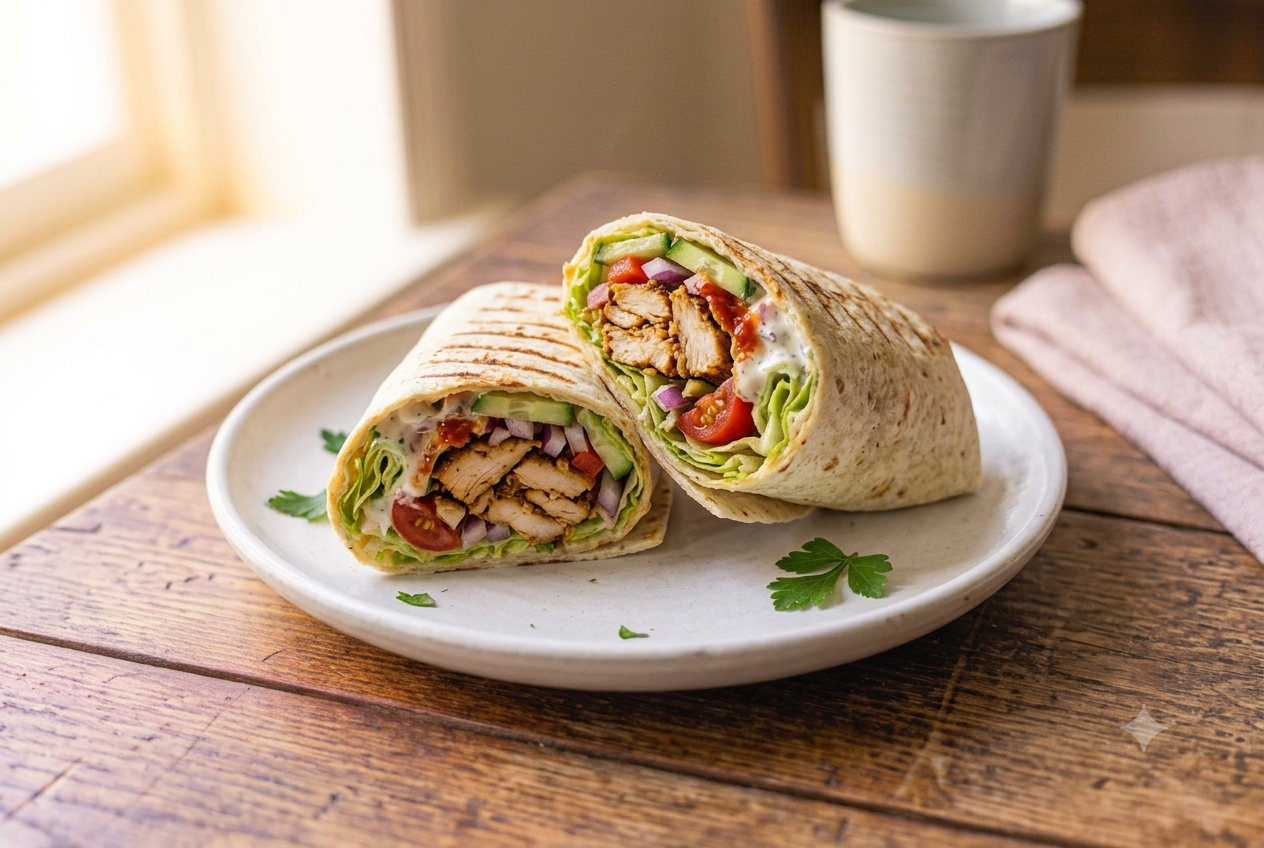 Chicken Doner-Style Wrap