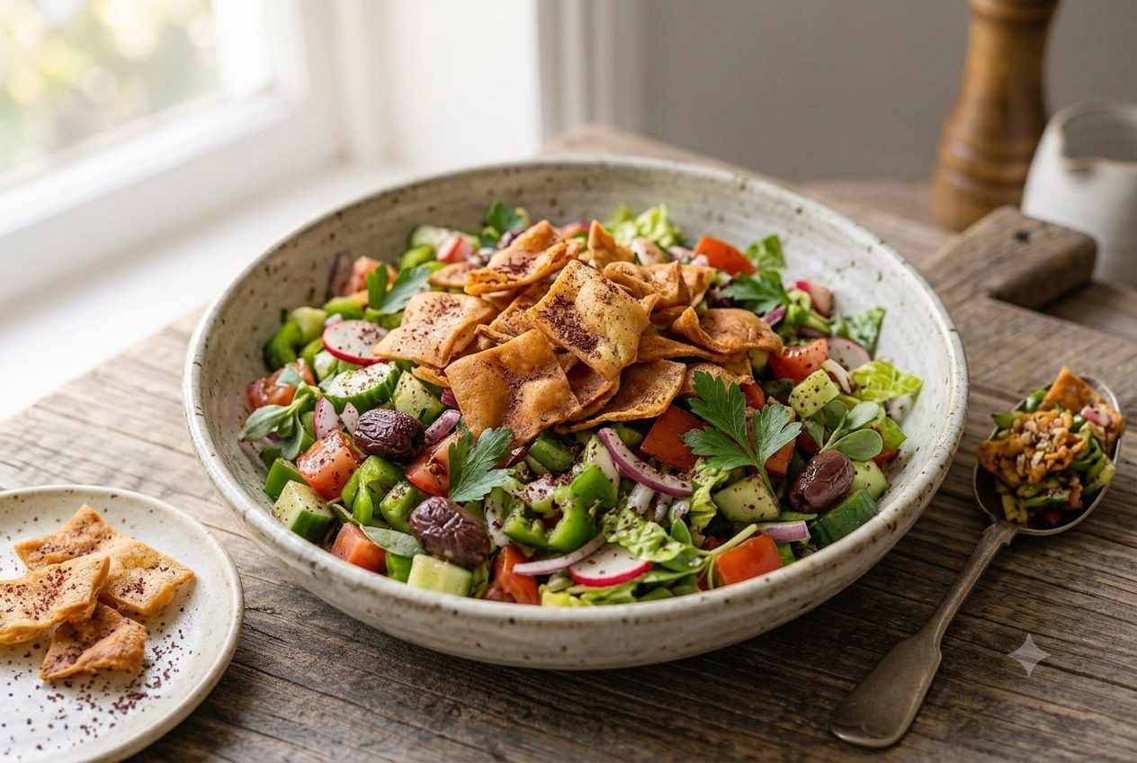Lebanese Fattoush Salad