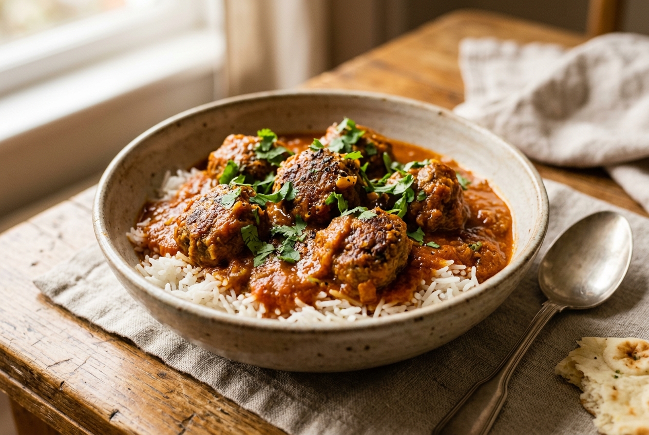 Beef Kofta Curry