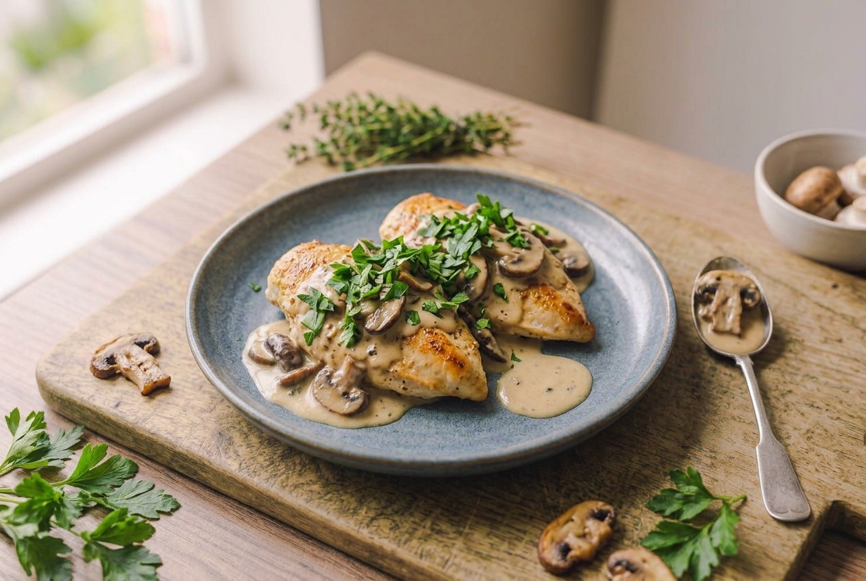 Creamy Mushroom Chicken