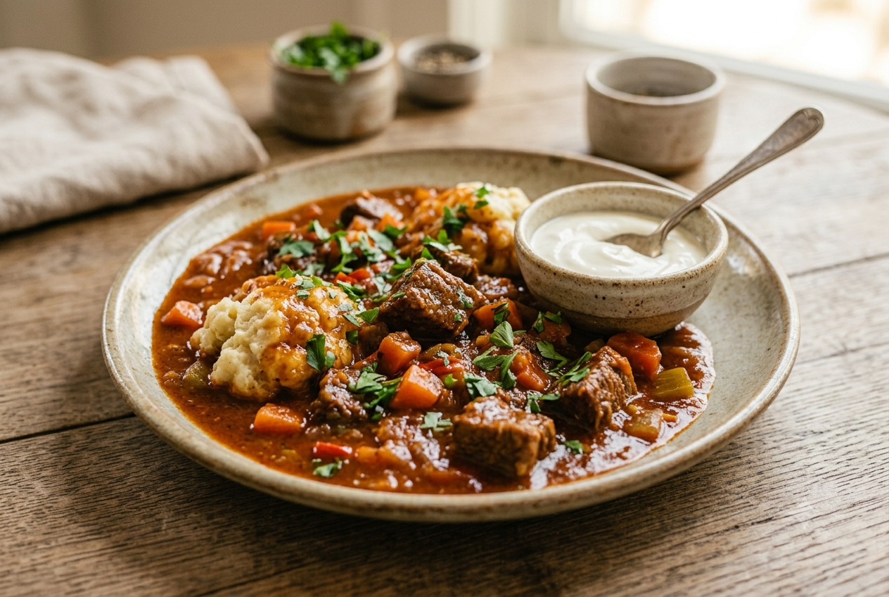 Hungarian-Style Beef Goulash
