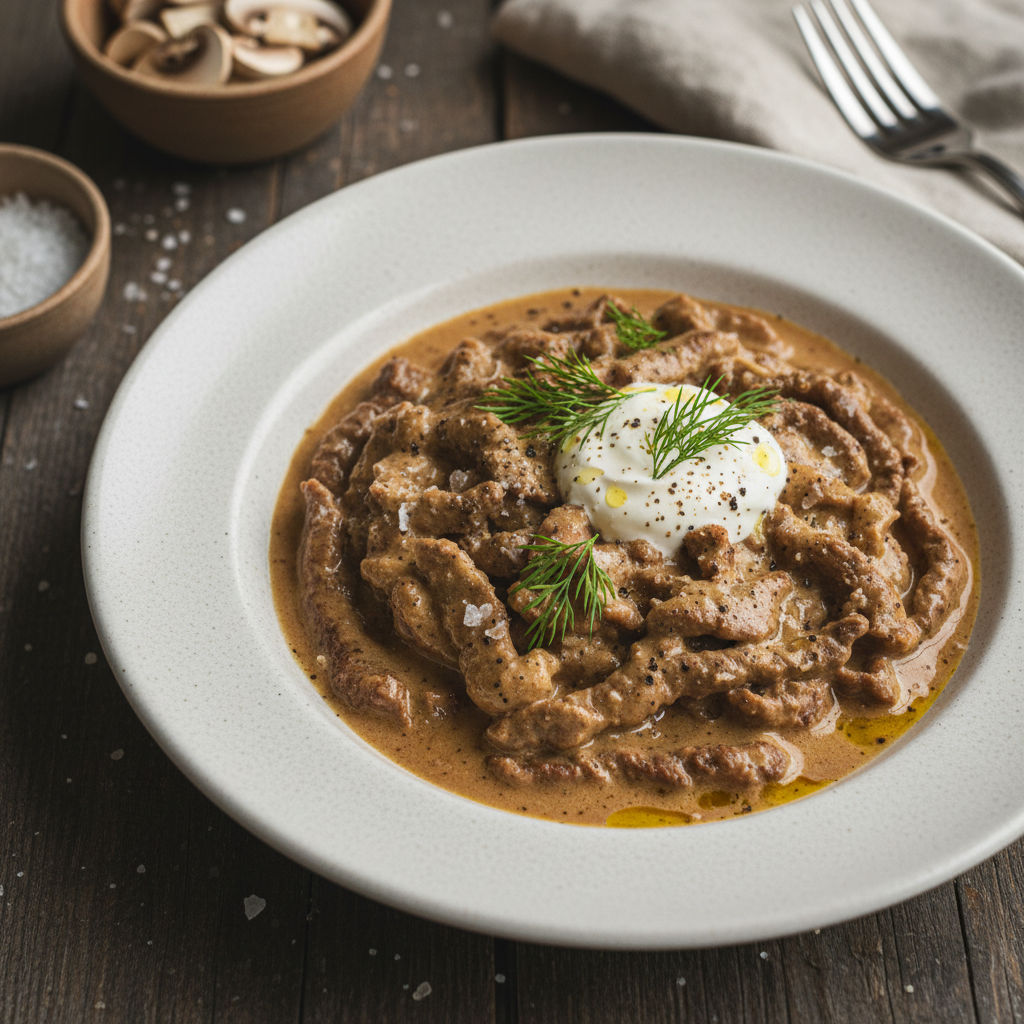 Beef Stroganoff