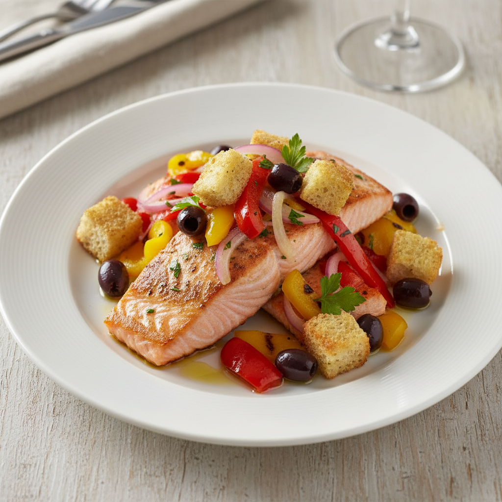 Spanish Style Salmon Fillets